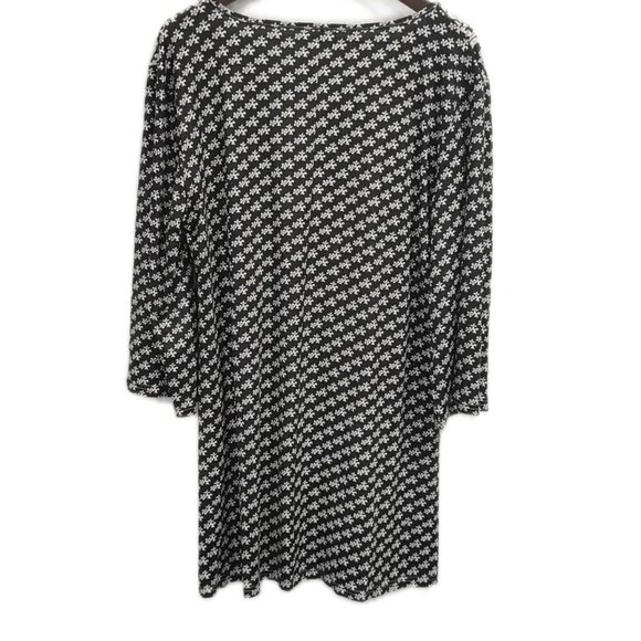 NEW Boho Black and White Blouse Sizes 3x, 4x, 5x, 6x, - Picture 4 of 5